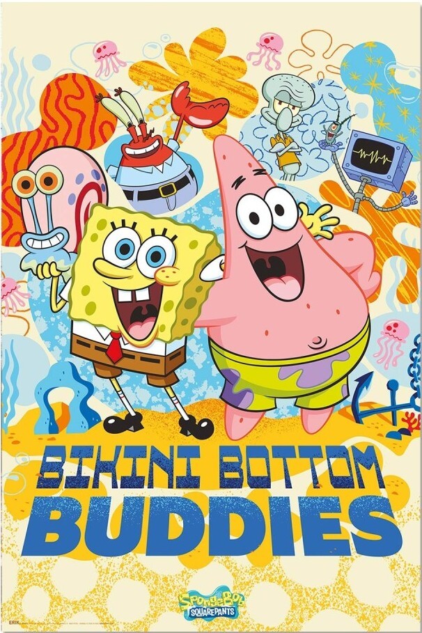 Poster Spongebob Squarepants - Bikini Bottom Buddies | Wall Art