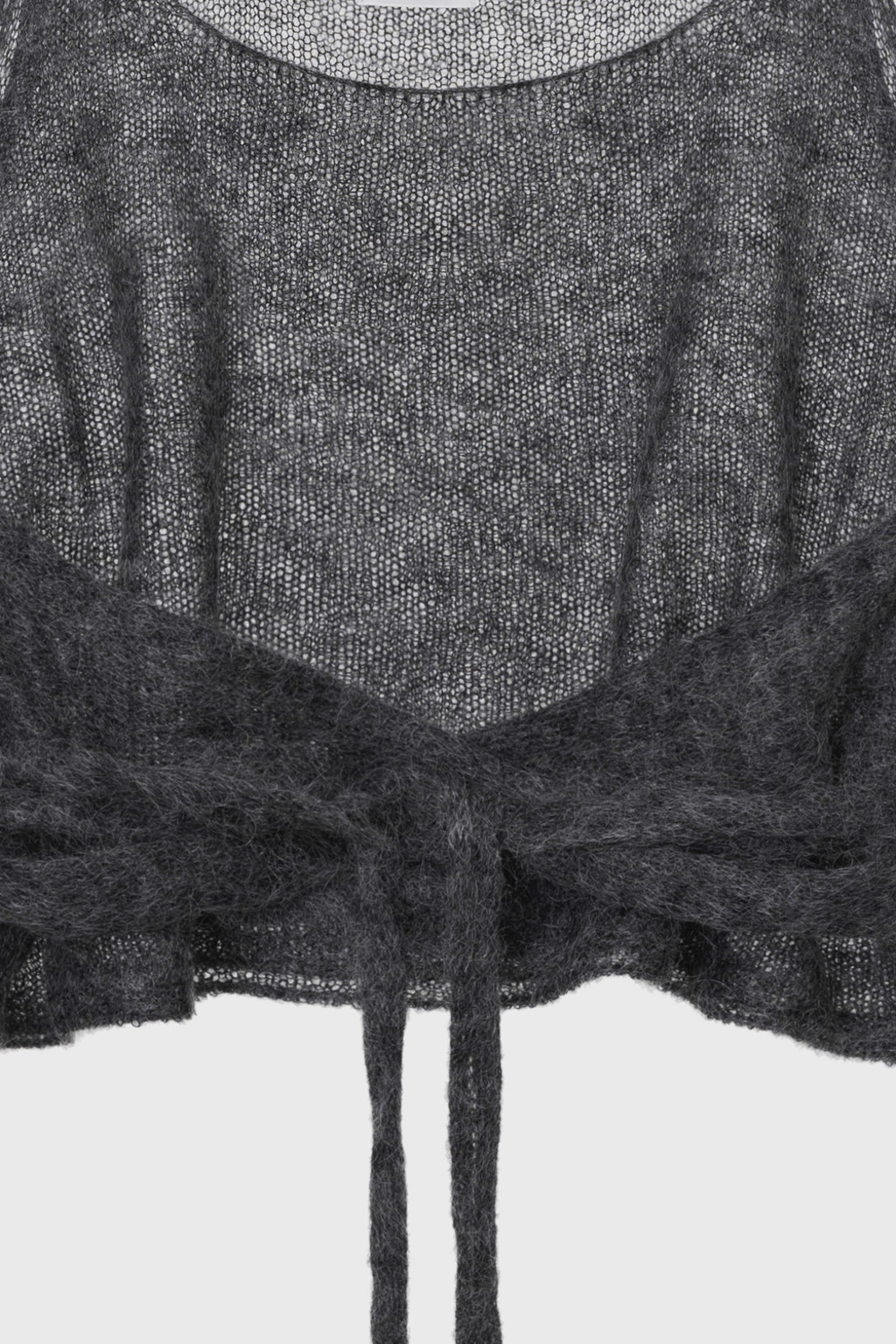 Mohair Wrap Sleeveless (Yellow / Khaki / Dark Gray) : MONOHA