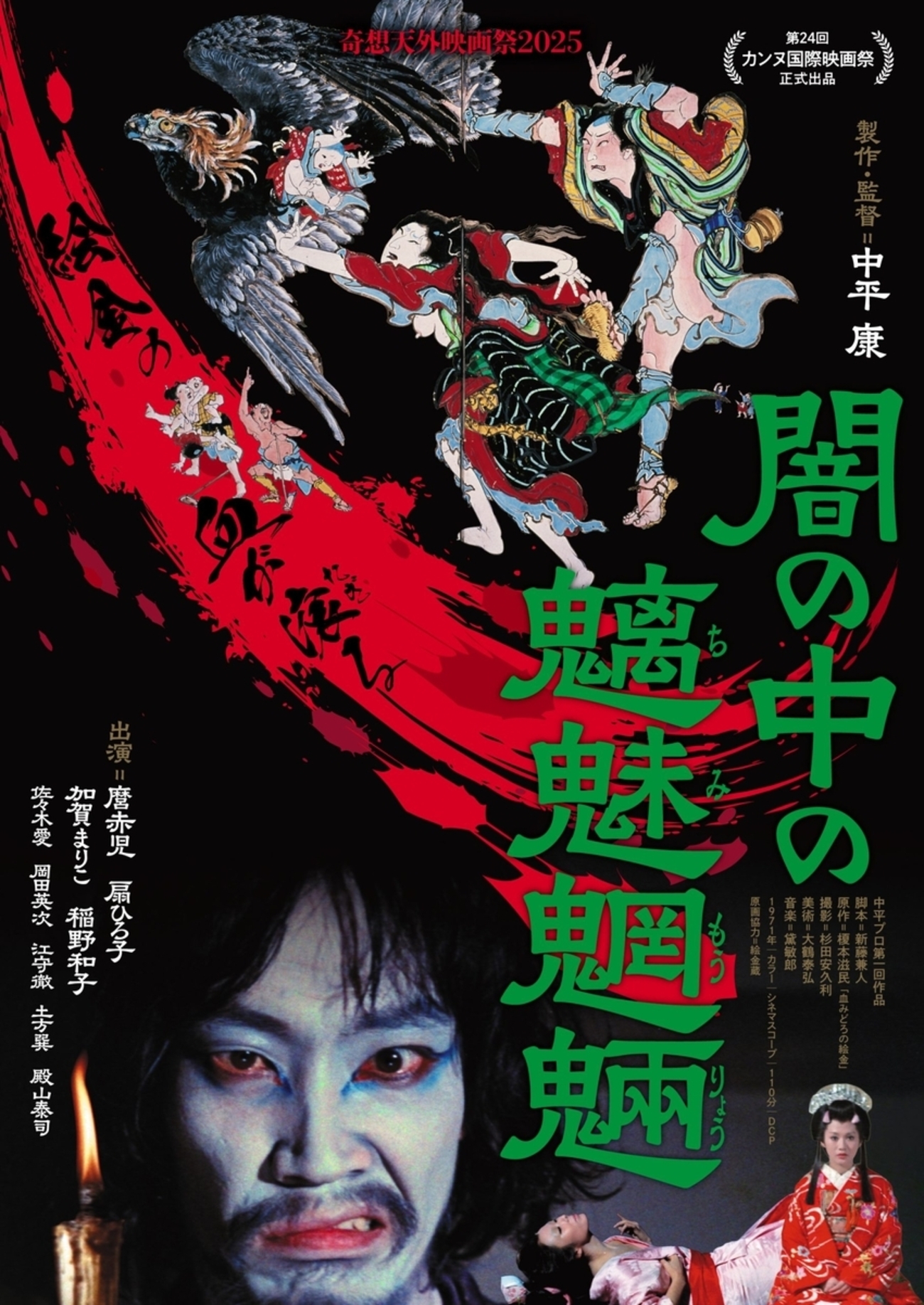 映画『闇の中の魑魅魍魎』（1971）、絵金を描く中平康監督の問題作