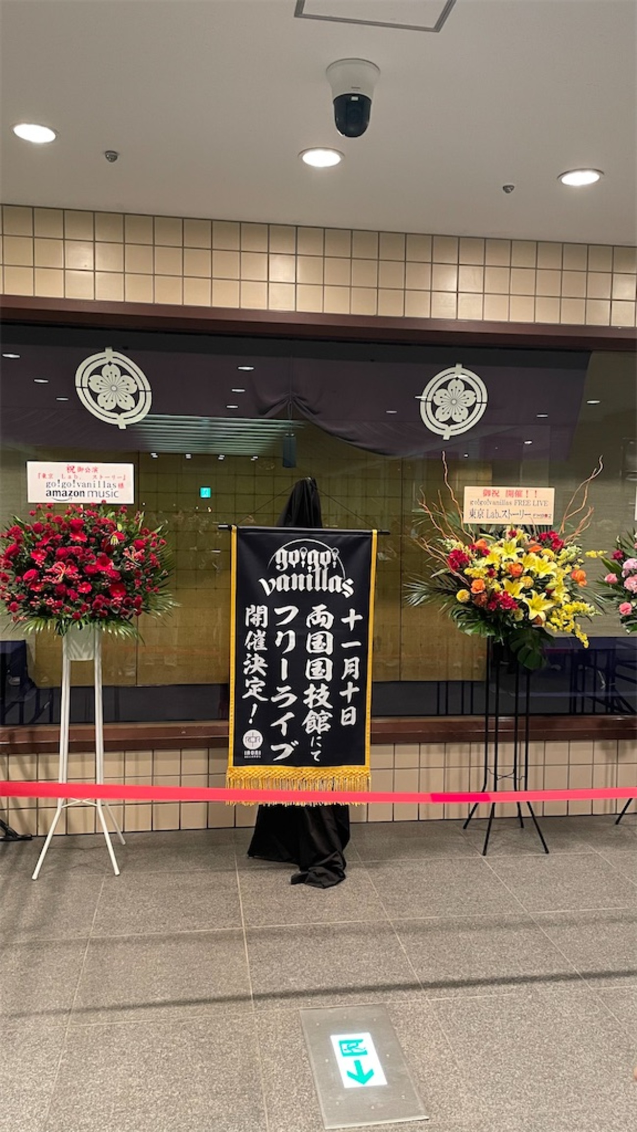 go!go!vanillas FREE LIVE 東京 Lab. ストーリー @両国国技館 - イオン