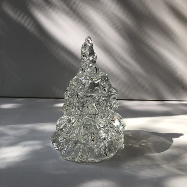 ヴィンテージ クリスタル ガラス クリスマスツリー 予告】クリスタル