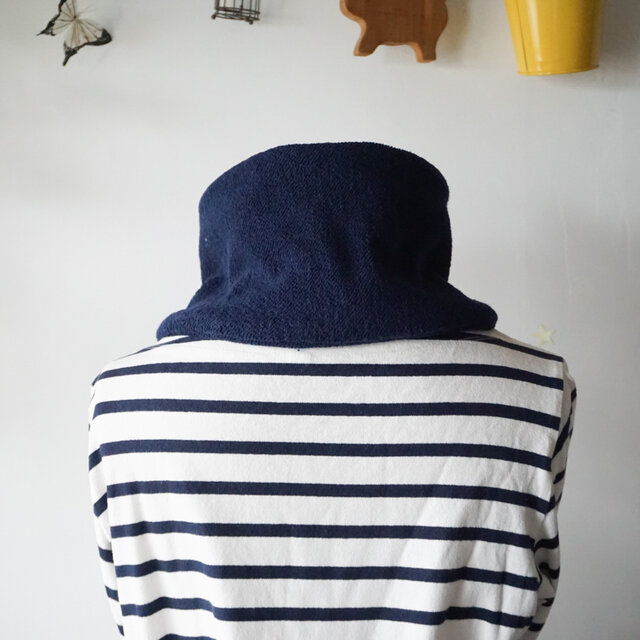 スヌード風ネックウォーマー(ネイビー) | iichi 日々の暮らしを