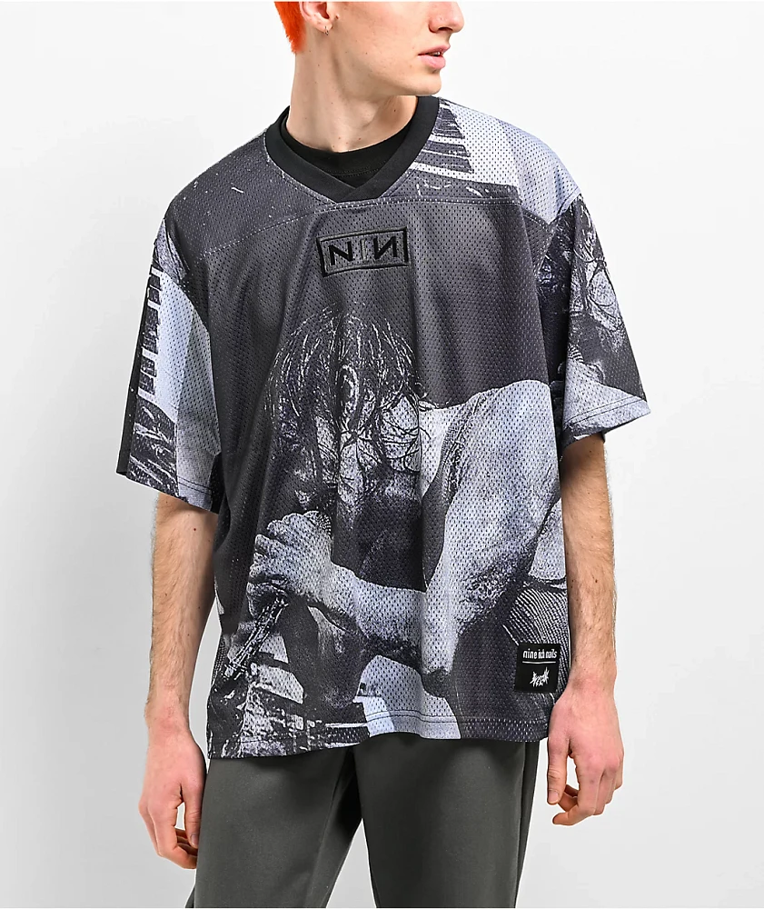 Welcome x Nine Inch Nails Closer Black Mesh Jersey | MainPlace Mall
