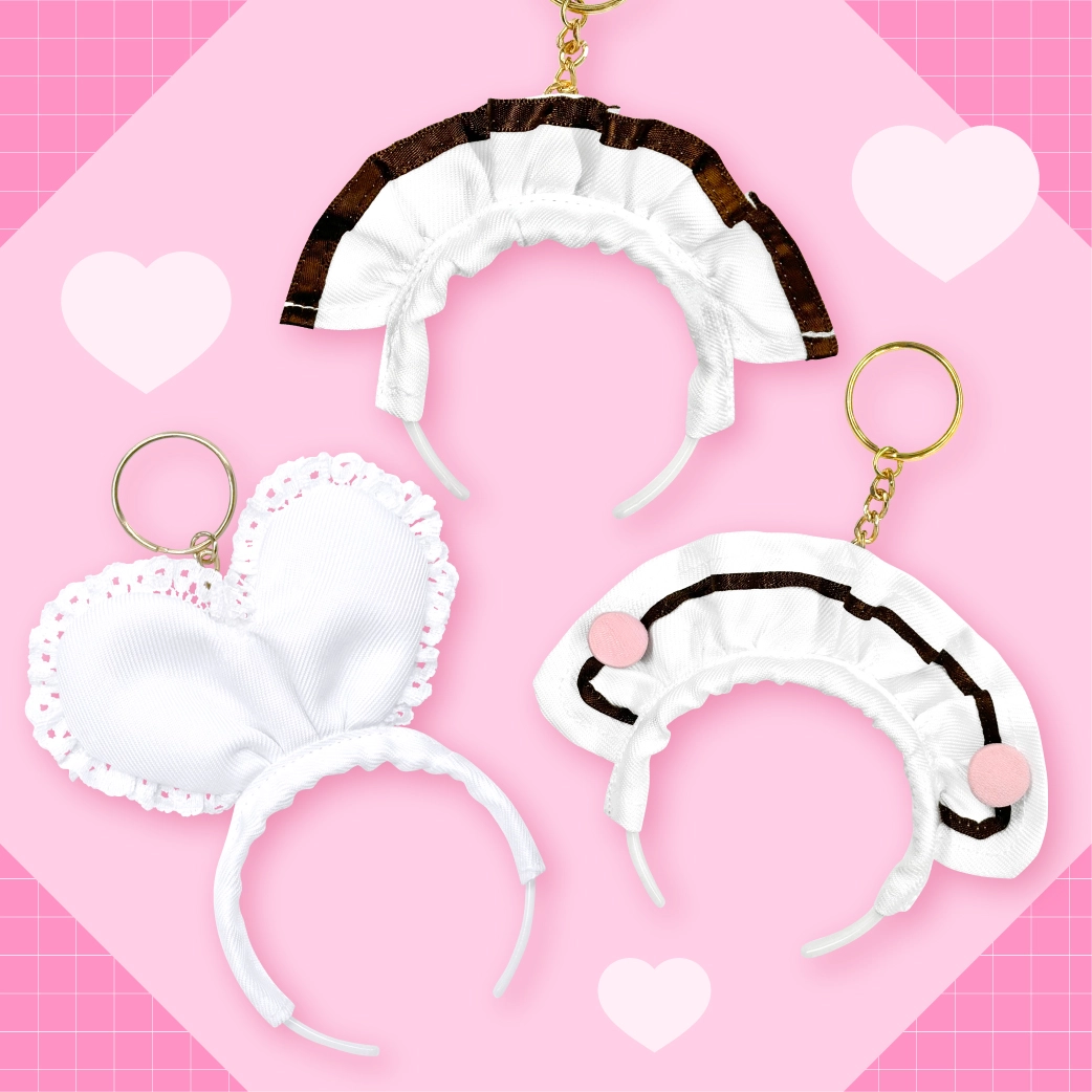 再販】 『あっとほぉーむカフェ ミニカチューシャキーホルダー』発売