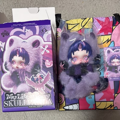 ポップマート スカルパンダ × マイリトルポニー シリーズ ぬいぐるみ
