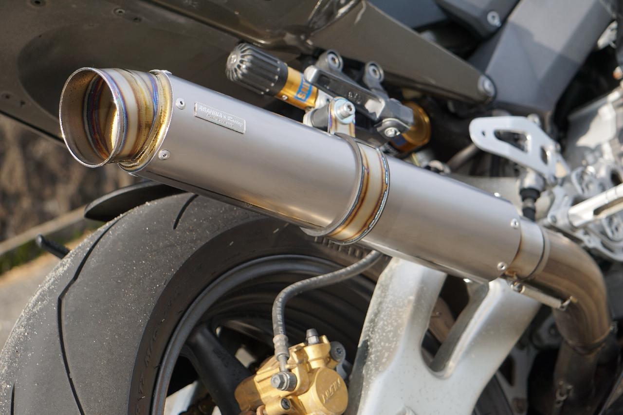 アサヒナレーシング 超軽量フルチタン GPフォーミュラサイレンサー の