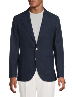 Brunello Cucinelli ​Single-Breasted Wool-Silk-Cashmere Sport Coat