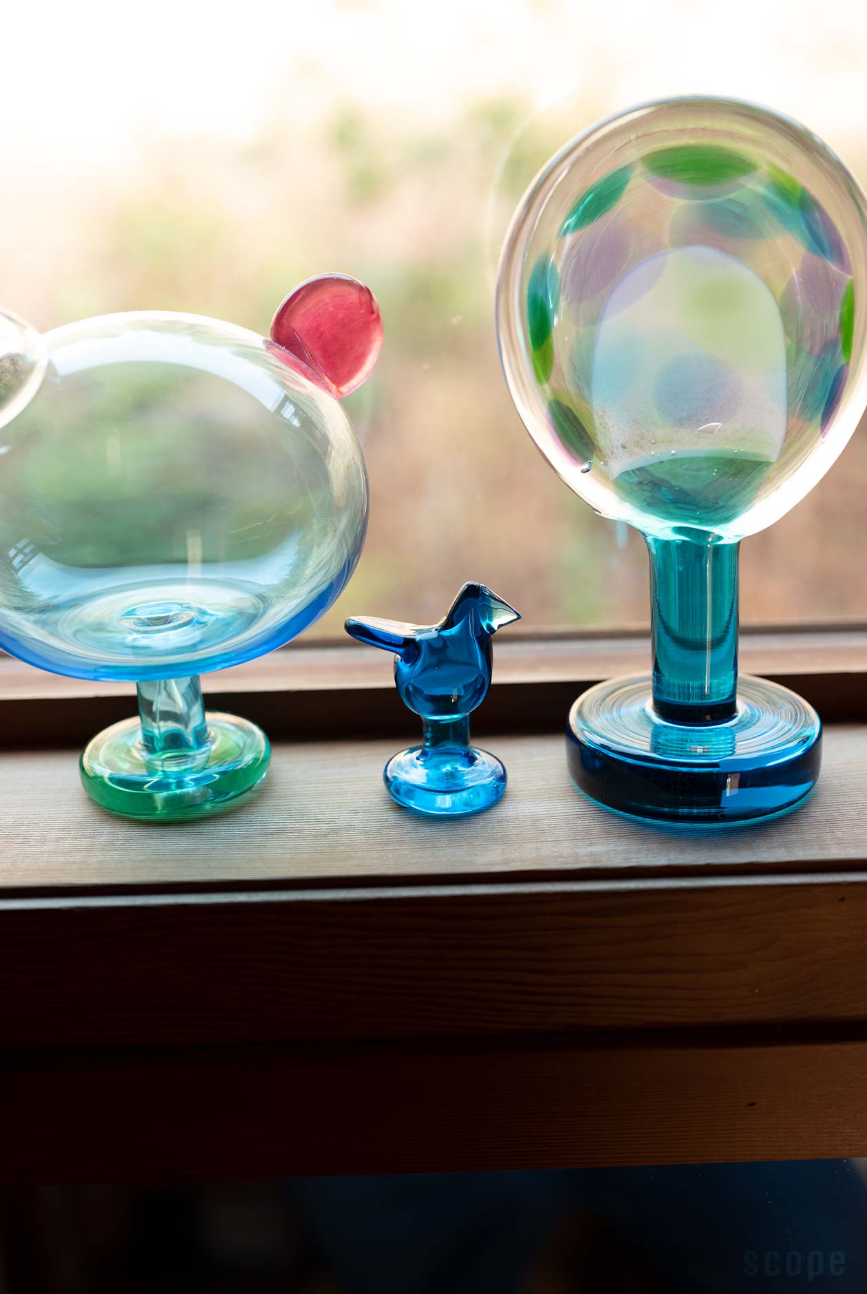 廃盤品 レア scope 別注 シエッポ 脚付き イッタラバード グリーン