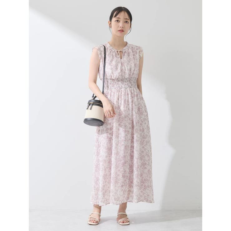 ノースリ花柄ワンピース[品番：EMEW0044675]｜earth music&ecology