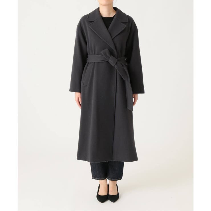 SLOBE IENA スローブイエナ】SUPER100ビックラペルコート◇[品番