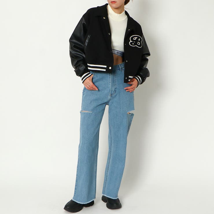 ショート丈スタジャン[品番：GORW0008405]｜GORGE （ゴージ）の