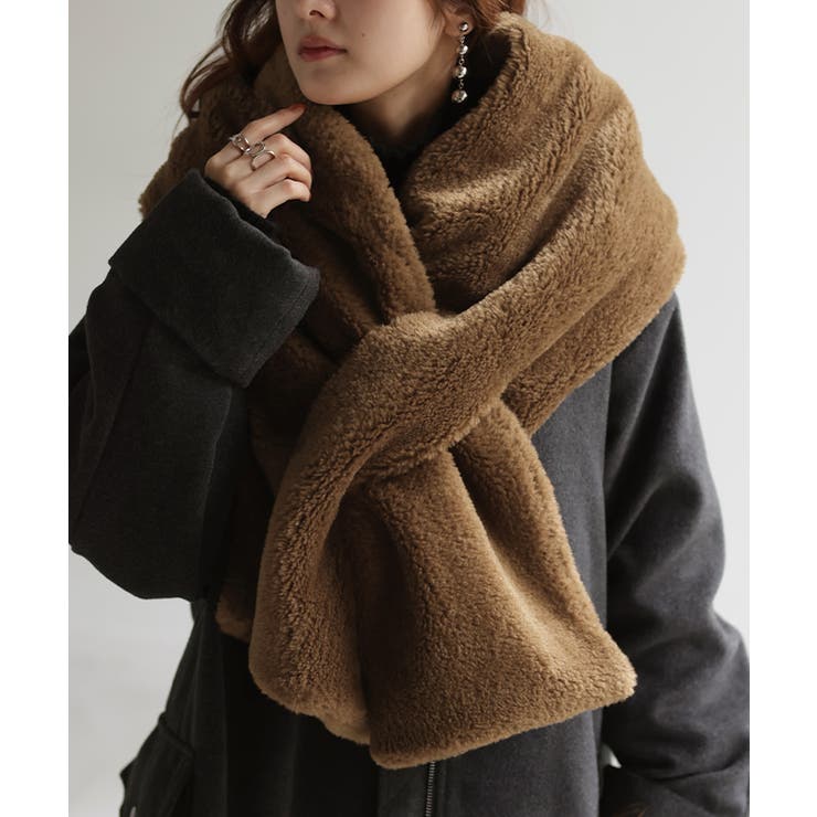 マフラー フェイク ファー[品番：HHHW0004716]｜HUG.U（ハグユー）の