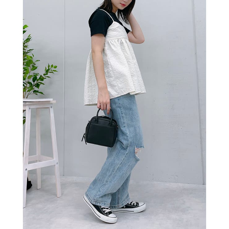 ふくれジャガードキャミソール[品番：RADM0005606]｜＆soiree（アンド