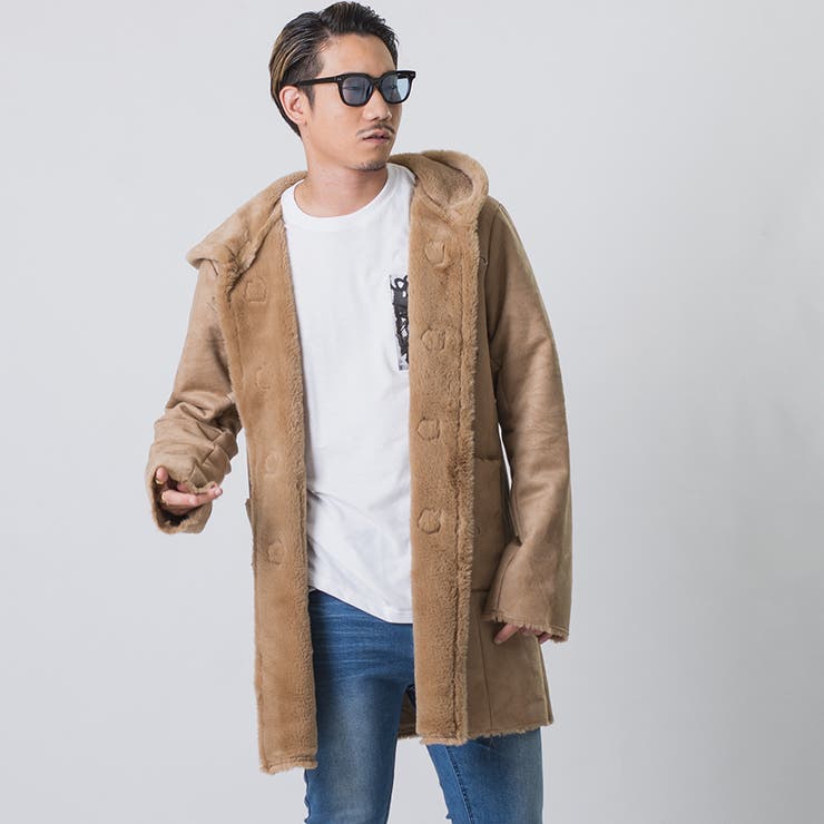 ムートンロングダッフルコート[品番：LEVM0001065]｜REGIEVO（レジエボ