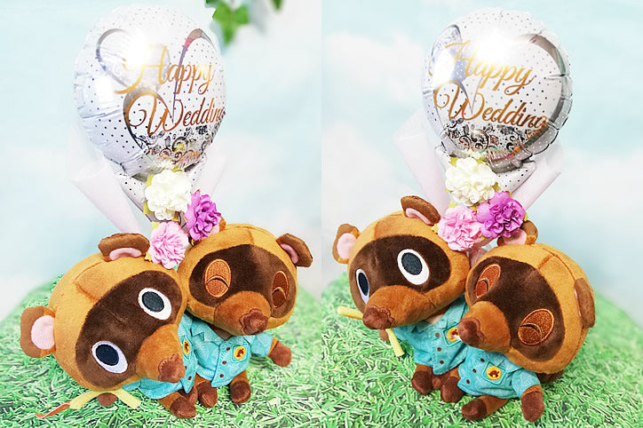 あつまれどうぶつの森 ペア ぬいぐるみ 花束 ブーケ ギフト プレゼント