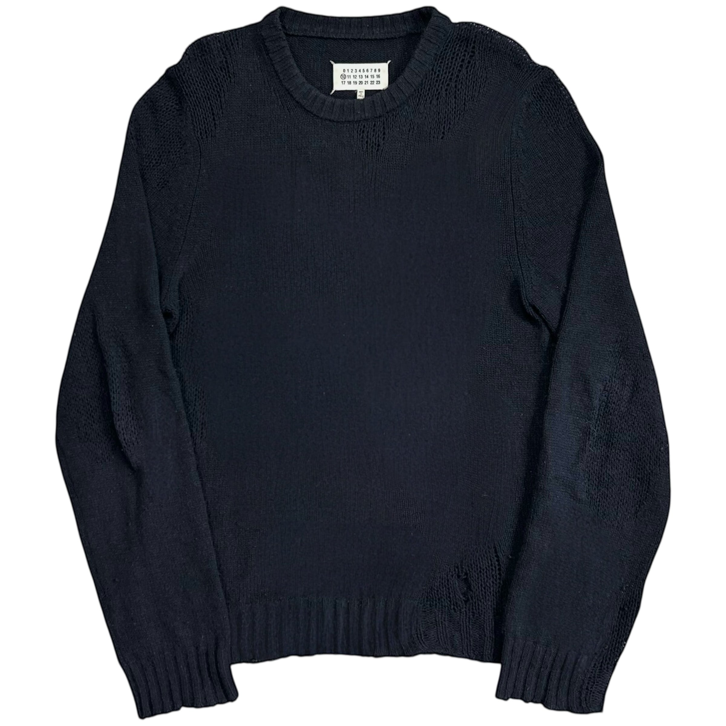 Vertical Rags - Maison Margiela Spider Web Knit Sweater - AW15
