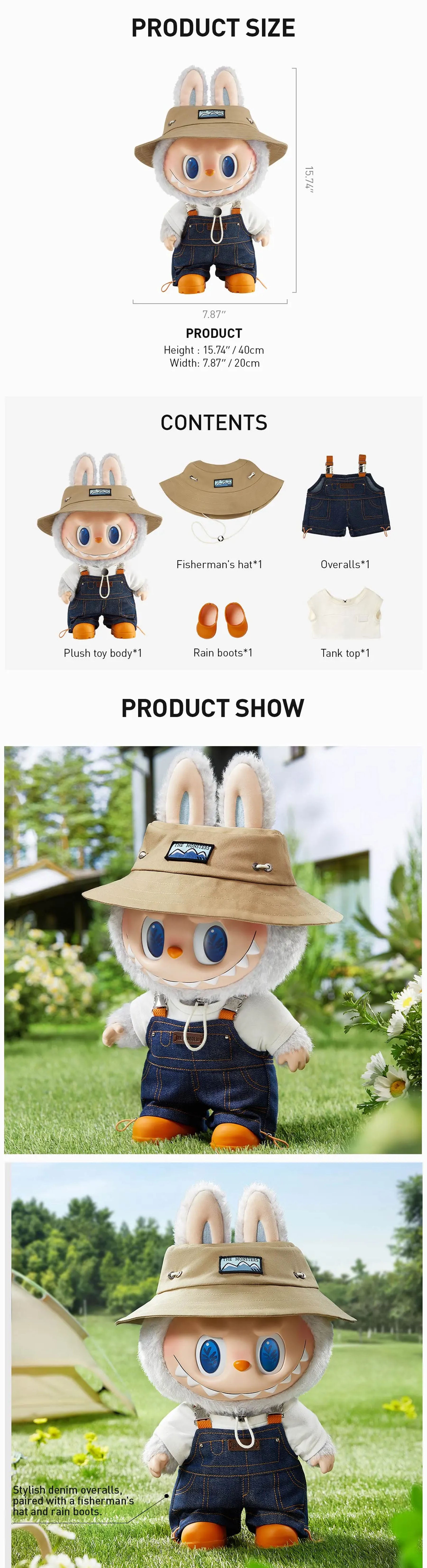 THE MONSTERS LABUBU Fall In Wild Vinyl Plush Doll