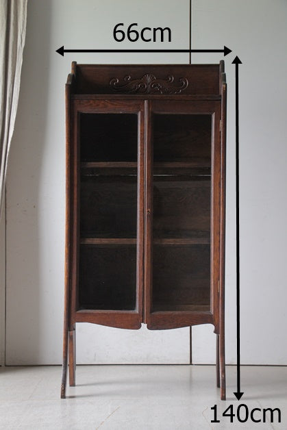 1930年代オーク材（高さ140cm）ブックケース（本棚） イギリス