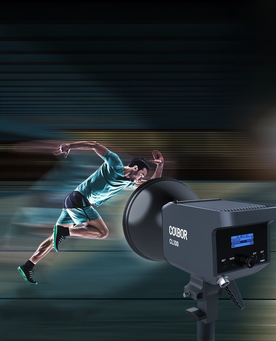 Bi-color COB LED Light CL100 | COLBOR