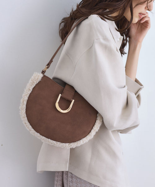 ROPÉ PICNIC(ロペピクニック) / ムートンライクラウンドワンショルダー