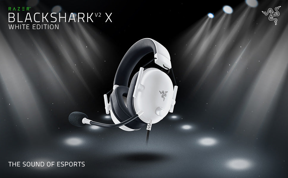 Razer BlackShark V2 X White Edition ブラックシャーク ブイツー