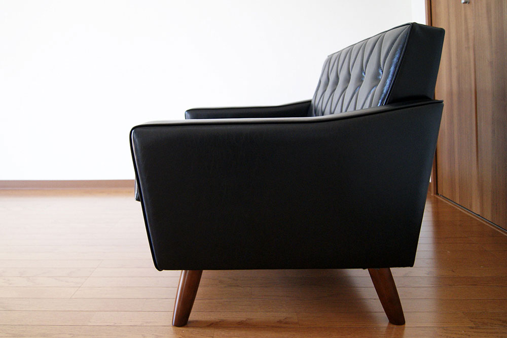 カリモク60 ロビーチェア1シーター リーベルブラウン（ダーク