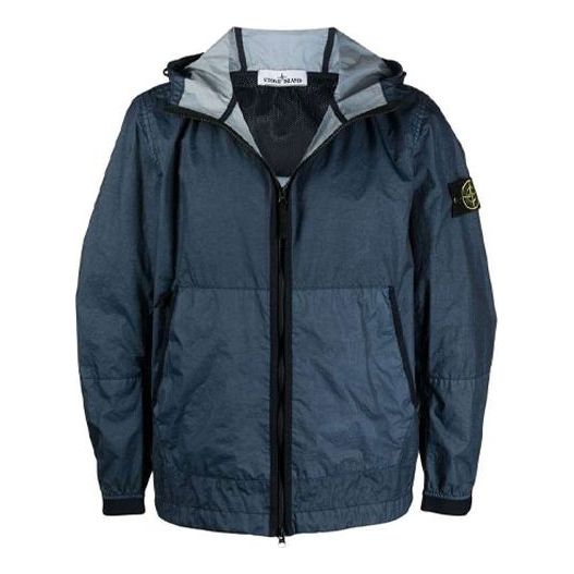 STONE ISLAND Membrana 3L TC Hooded Jacket 'Dark Blue' 741540523-V0024