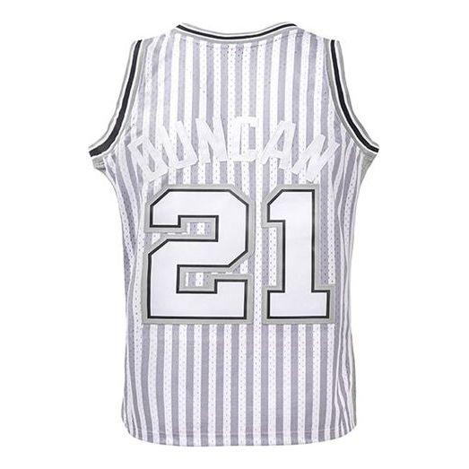 Mitchell & Ness x NBA San Antonio Spurs Striped Swingman Jersey