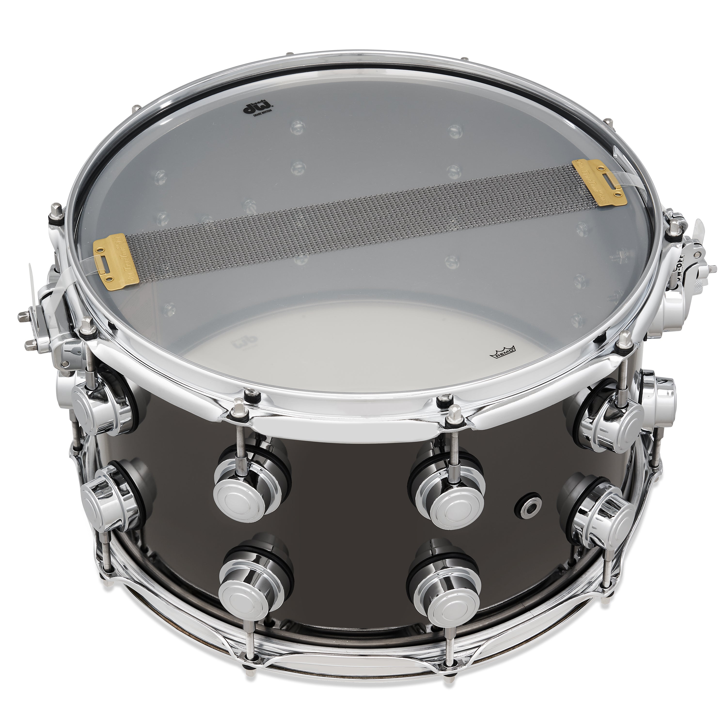 Black Nickel over Brass Snare 8x14 | Drum Workshop Inc.