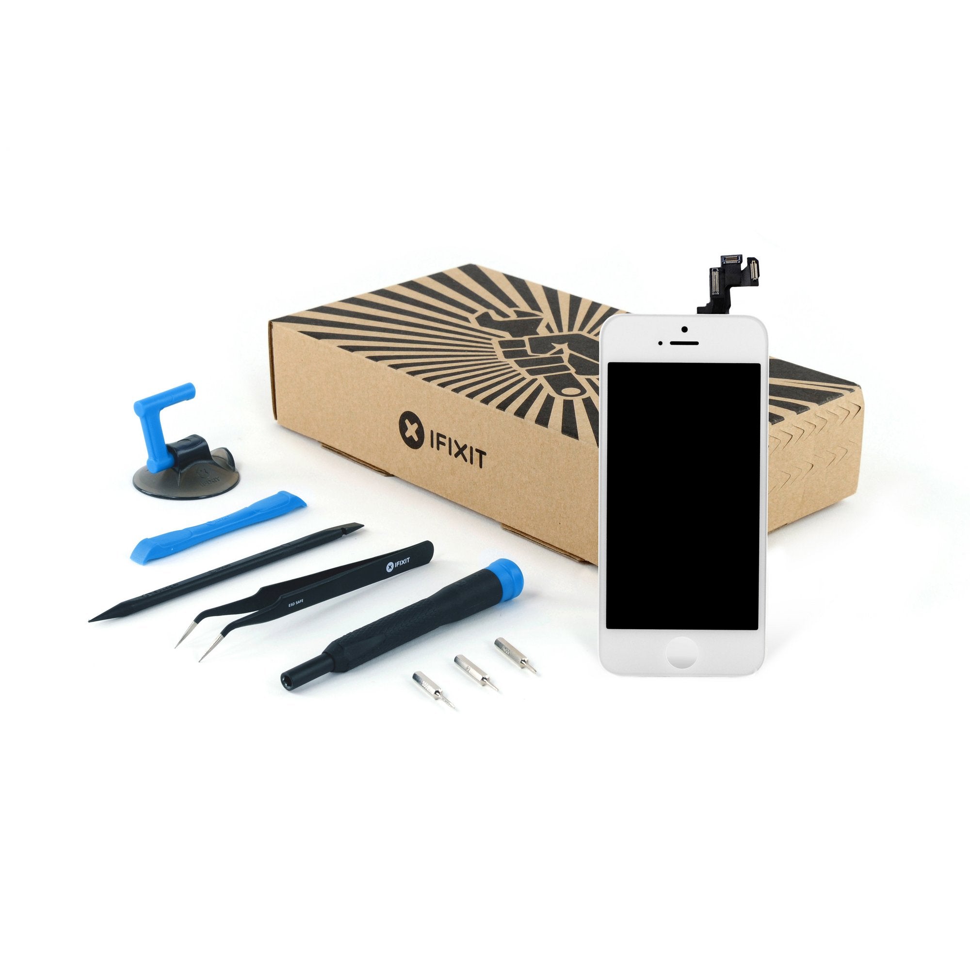 iPhone 5s Screen: LCD + Digitizer Replacement Part, Repair Kit