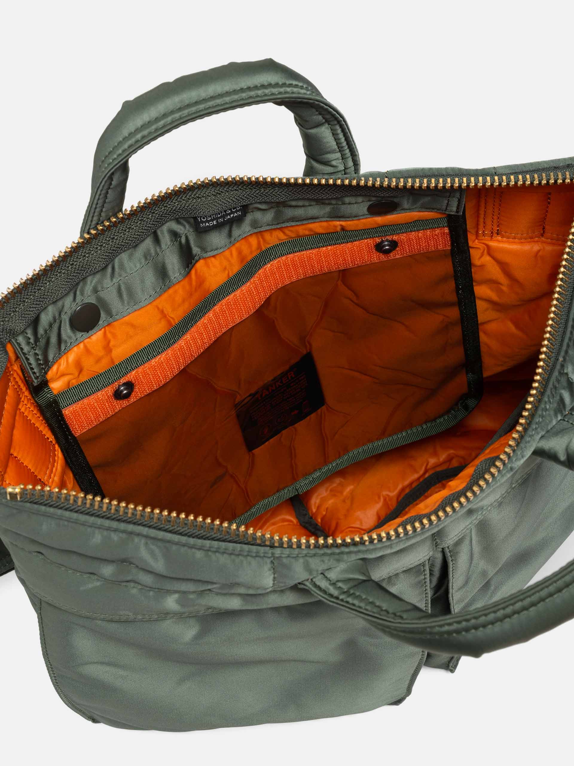 PORTER TANKER Helmet Bag Sage Green | HAVEN