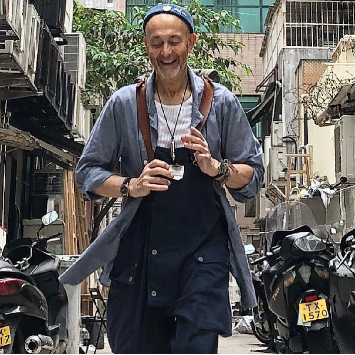 A fusion of military and workwear》WORKBENCH DUNGAREE – Nigel Cabourn