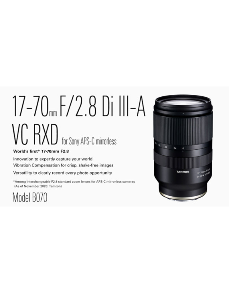 Tamron 17-70mm F2.8 Di III-A VC RXD - Tuttle Cameras