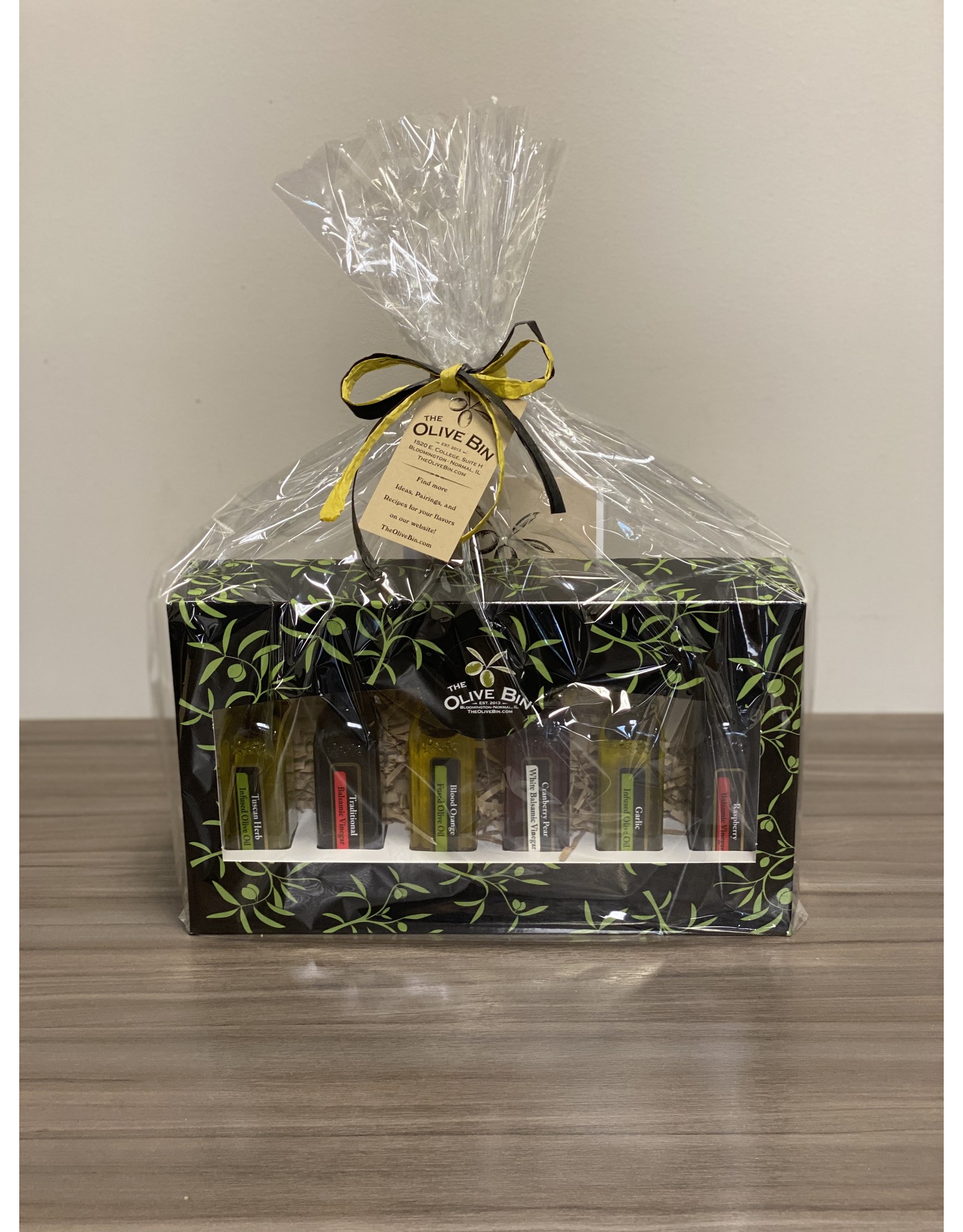 The Olive Bin's 6 Pack Sampler - WRAPPED - The Olive Bin