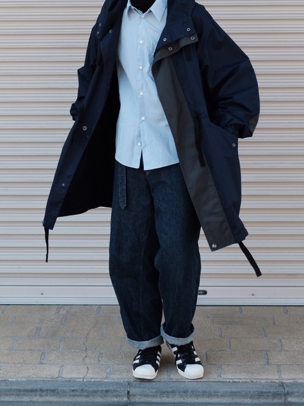 Acne Studiosのモッズコートを使ったメンズ人気ファッション