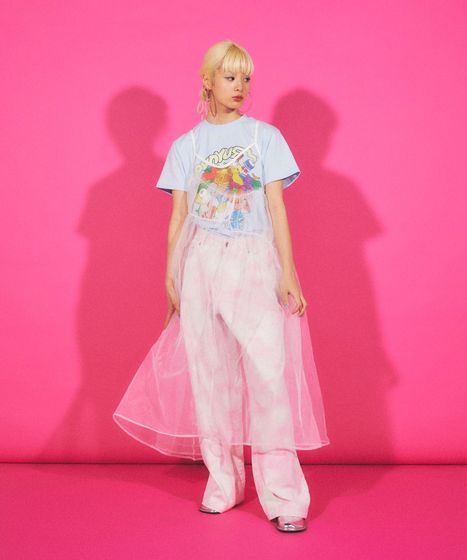 オーガンジーリメイクキャミワンピース[商品：PN24SS-070] - PUNYUS