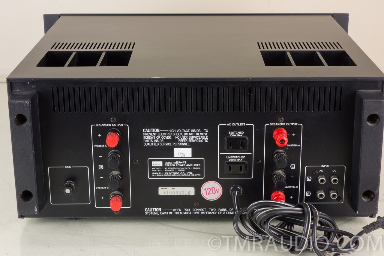 Sansui BA-F1 Power Vintage Stereo Power Amplifier