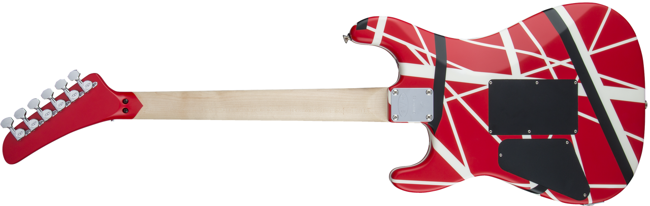 EVH Striped Series 5150™, Maple Fingerboard, Red with Black and