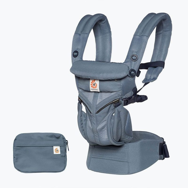 Ergobaby Omni 360 Cool Air Mesh Ab Geburt - Oxford-Blau