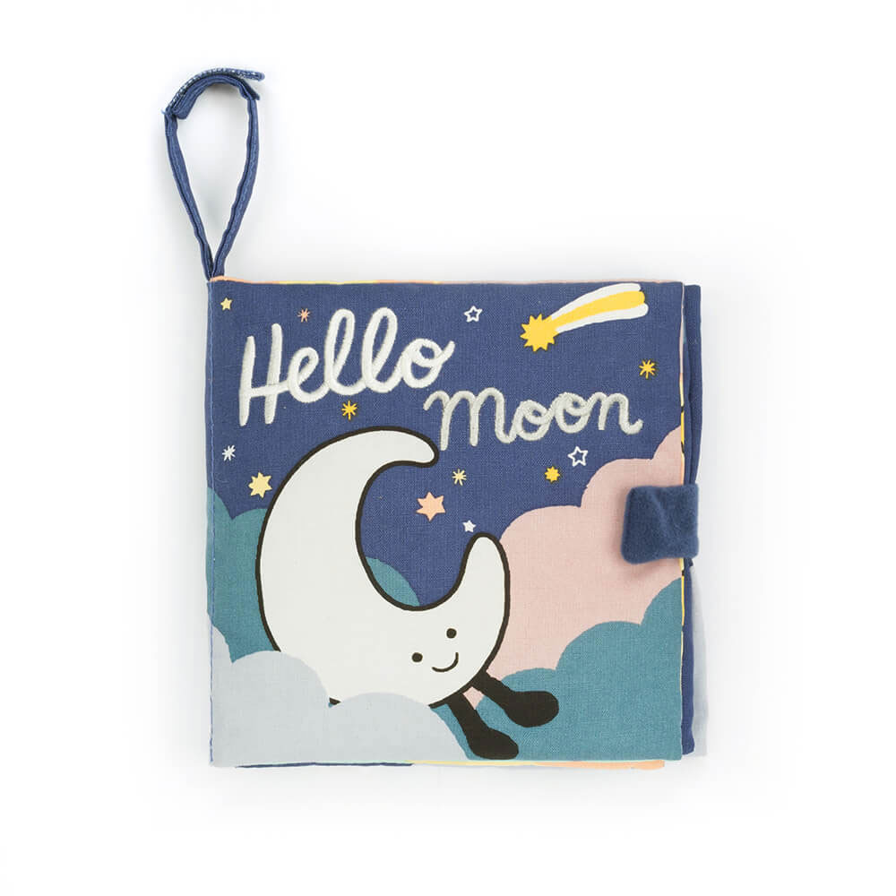 Hello Moon Fabric Book and Amuseables Moon - Official Jellycat