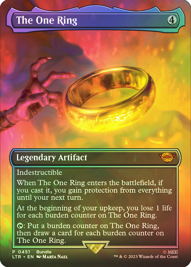 MTG FOIL The One Ring (Bundle) (#451) - The Lord of the Rings #451