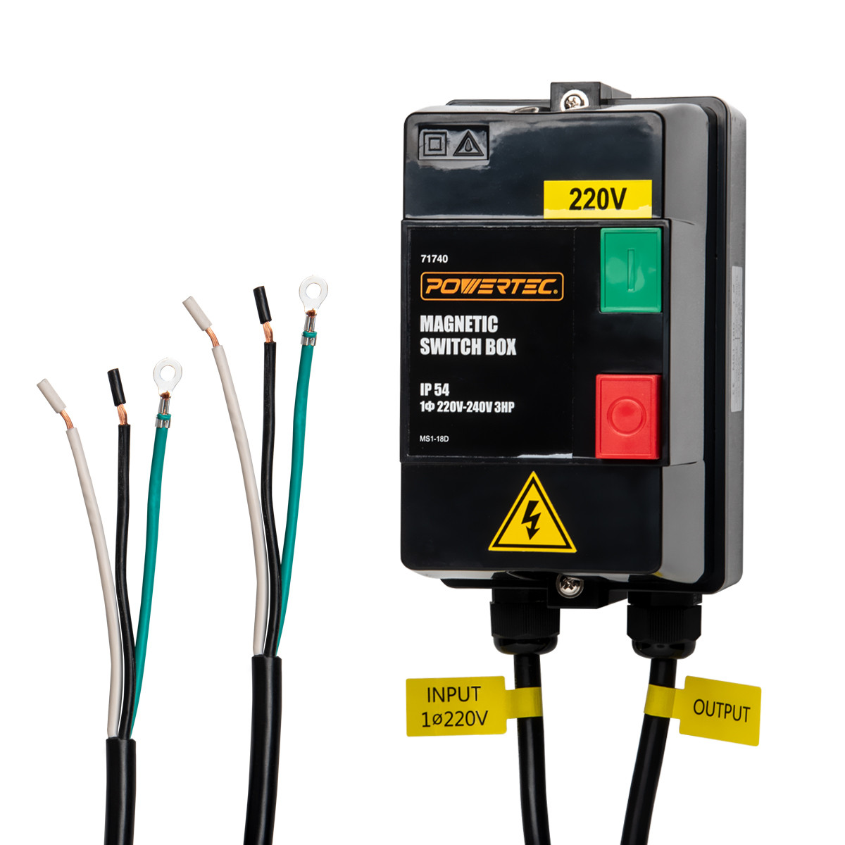 71740 Single-Phase Magnetic Switch Box - POWERTEC