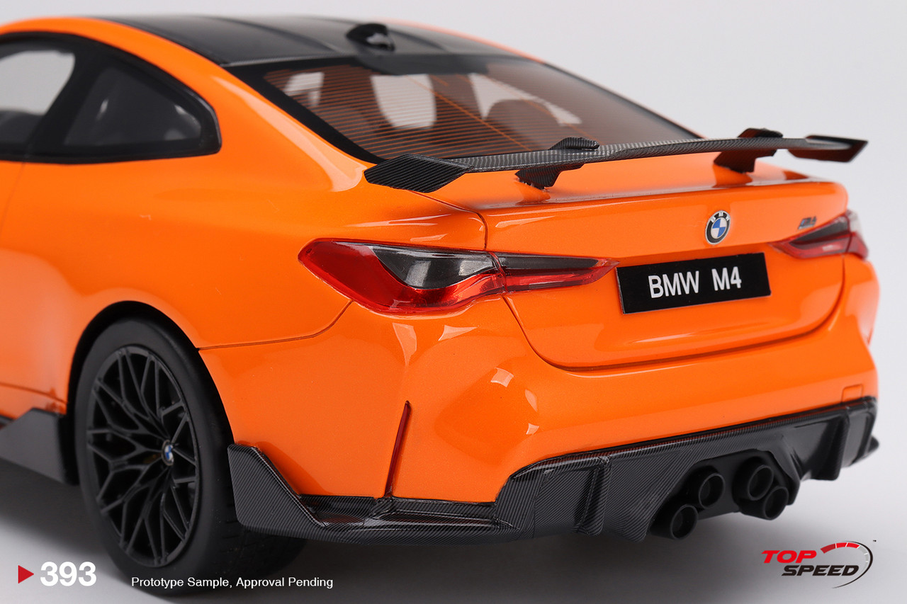 1/18 Top Speed BMW M4 M-Performance (G82) (Fire Orange) Resin Car