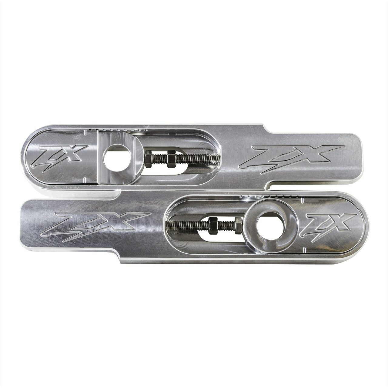 Kawasaki ZX-7R Swingarm Extensions - Raw Finish - Engraved