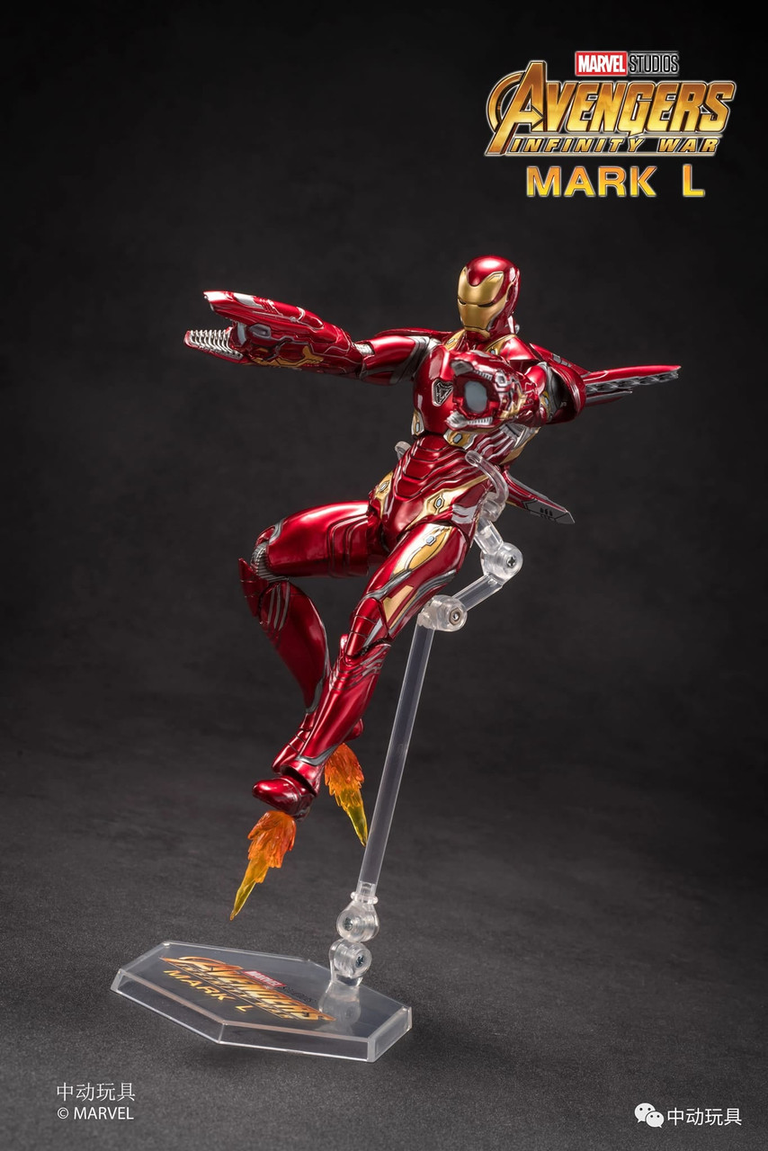 ZD Toys Avengers Iron Man Infinity War Mark L 50 1/10 Action