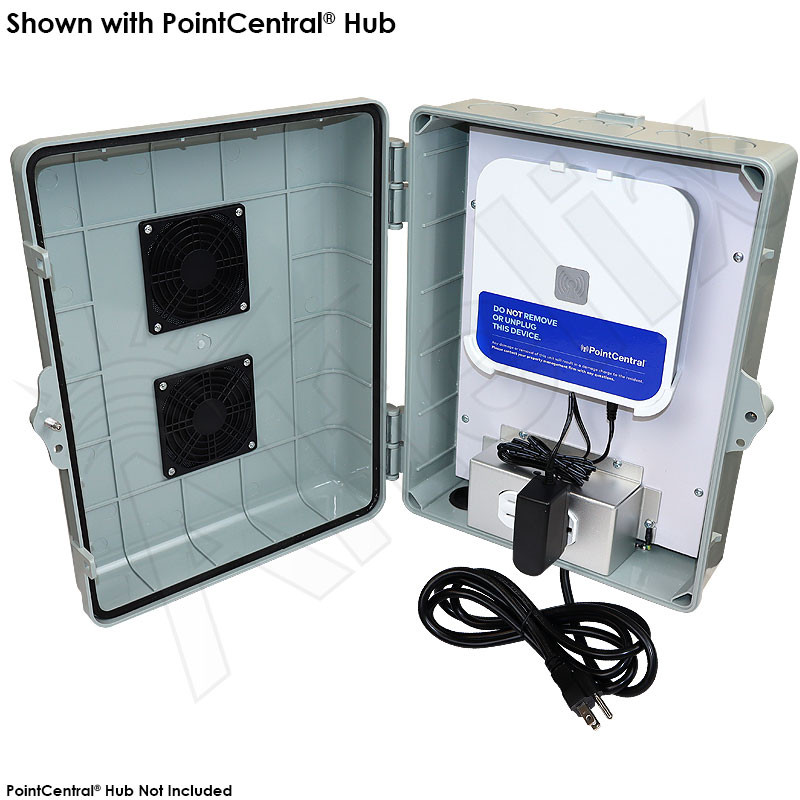 Altelix Weatherproof Vented Enclosure for Alarm.com® Z-Wave Hub