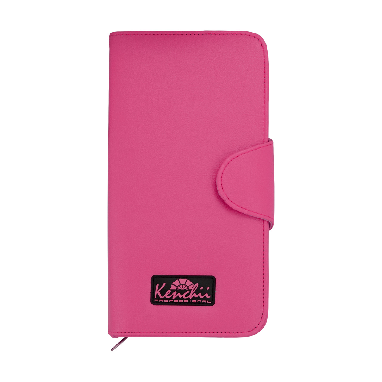 Faux Leather 5-scissor Zipper Case - Kenchii Grooming