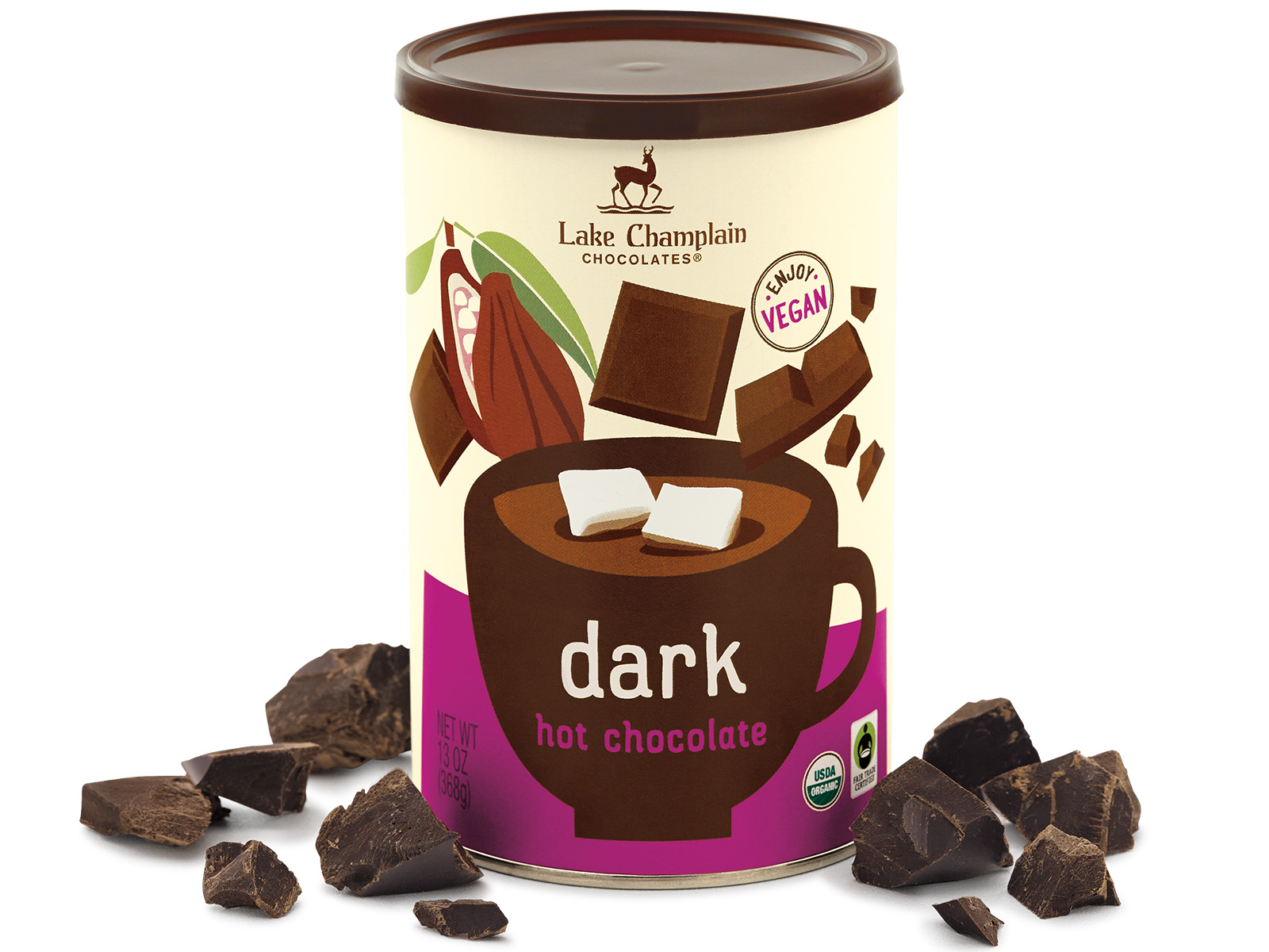 Dark Hot Chocolate Mix | Lake Champlain Chocolates