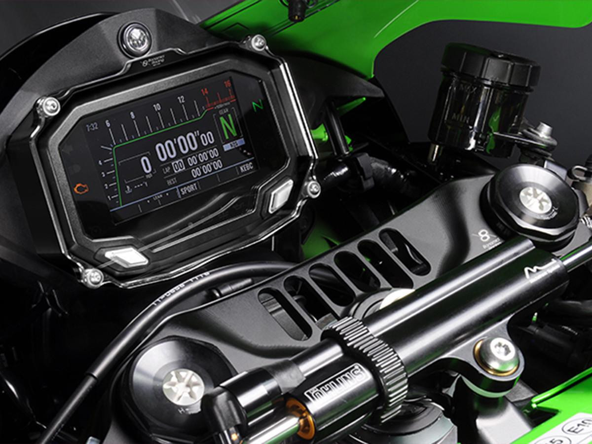 Bonamici Top Triple Clamp Kawasaki ZX-10R (Black) (Race) (2021+):