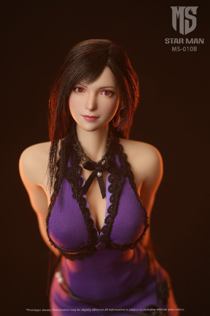 Star Man 1/6 Tifa Lockhart Purple Tight Strap Dress Edition Figure